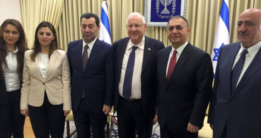Azerbaijani lawmakers meet Israeli president, members of Knesset
