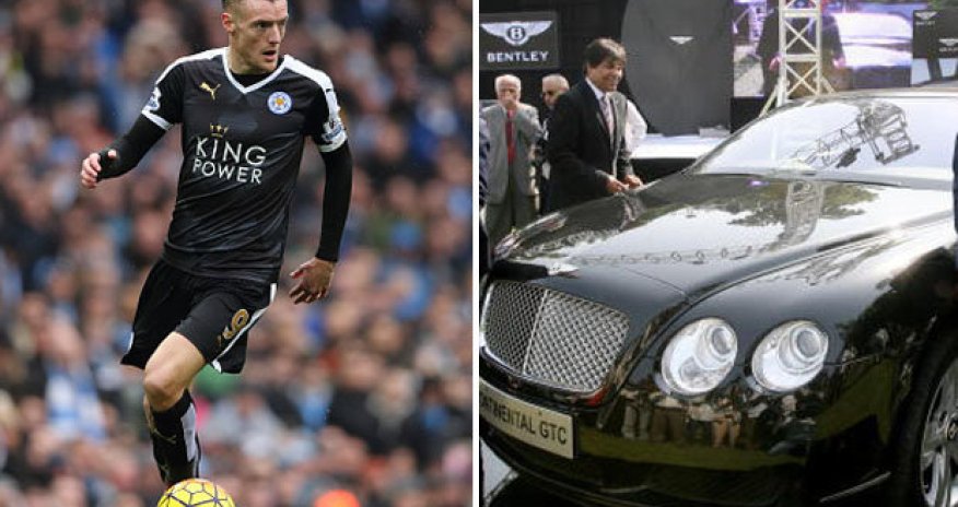 Leicester's Cinderella Man man Jamie Vardy splashes out on £100,000 car