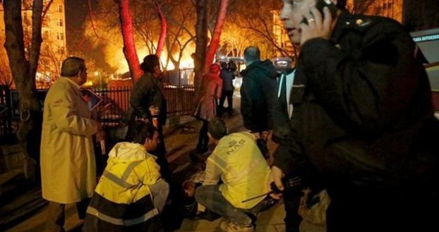 Кадры теракта в Анкаре 