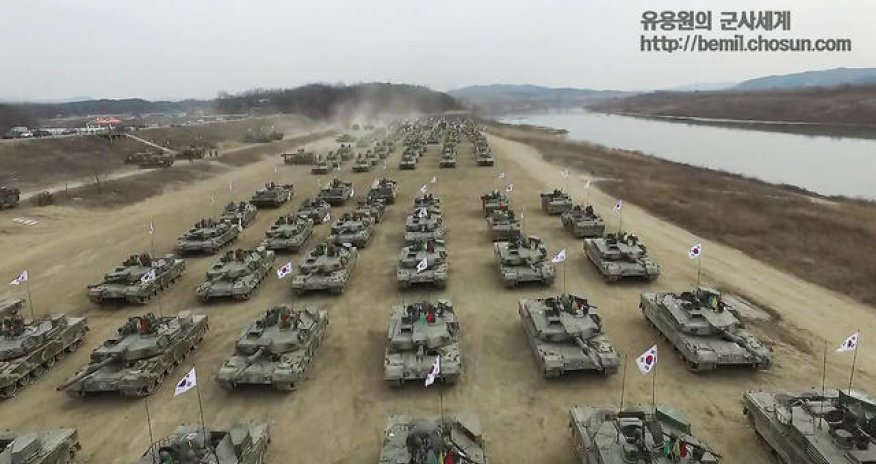 Парад танков Южной Кореи