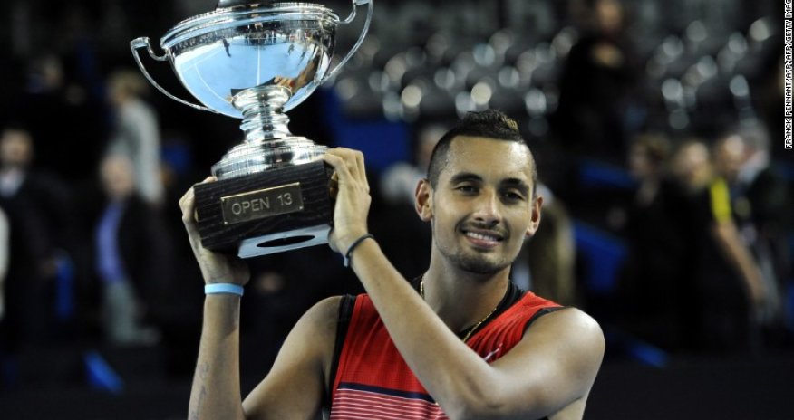Tennis 'bad boy' Nick Krygios seizes maiden ATP Tour title