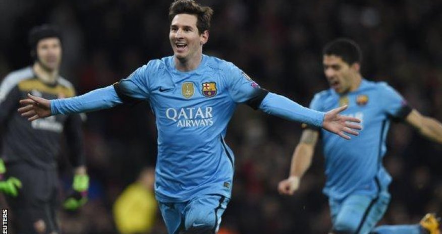 Arsenal 0 - 2 Barcelona