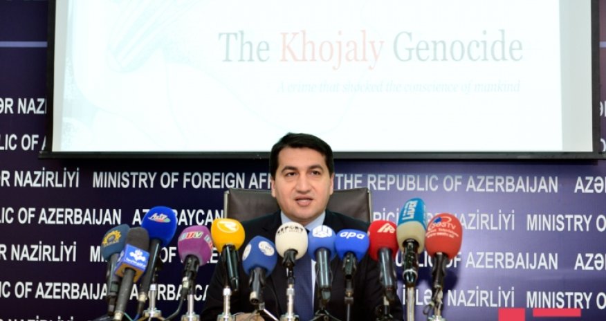 Xocalıda törədilmiş cinayətə görə Ermənistan Respublikası məsuliyyət daşıyır