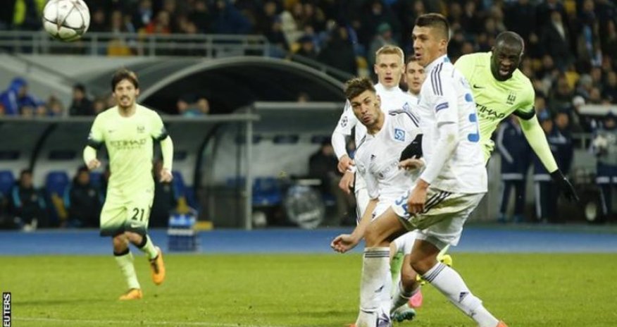 Dynamo Kiev 1 - 3 Manchester City