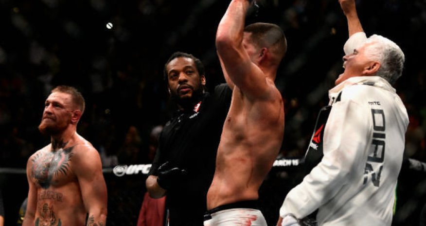 Nate Diaz shocks the world and defeats Conor McGregor
