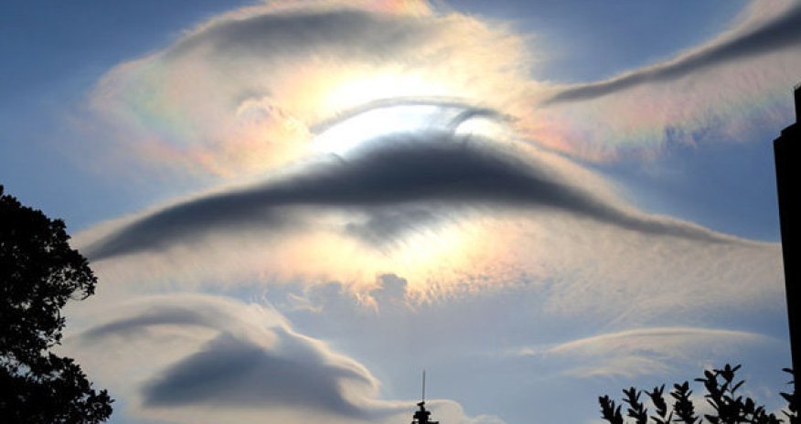 'Alien invasion' fears after incredible UFO clouds appear in the sky