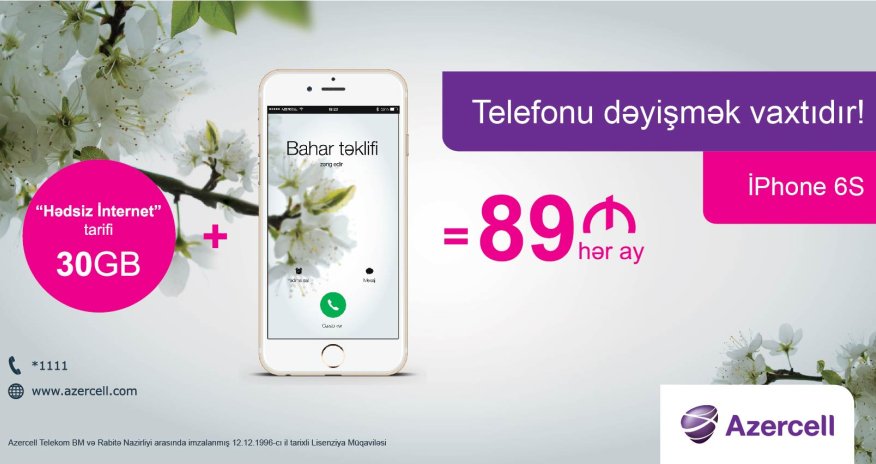 Beneficial “Spring” offer from Azercell