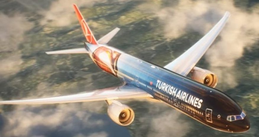 Турки раскрасили самолет