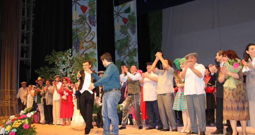 Musiqili Teatrda Milli Teatr Günü premyera ilə qeyd olundu - Fotolar