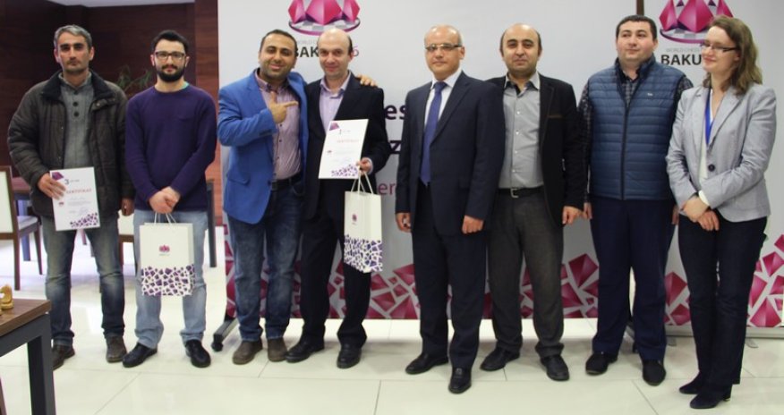 Jurnalistlər arasında şahmat turniri  - FOTOLAR