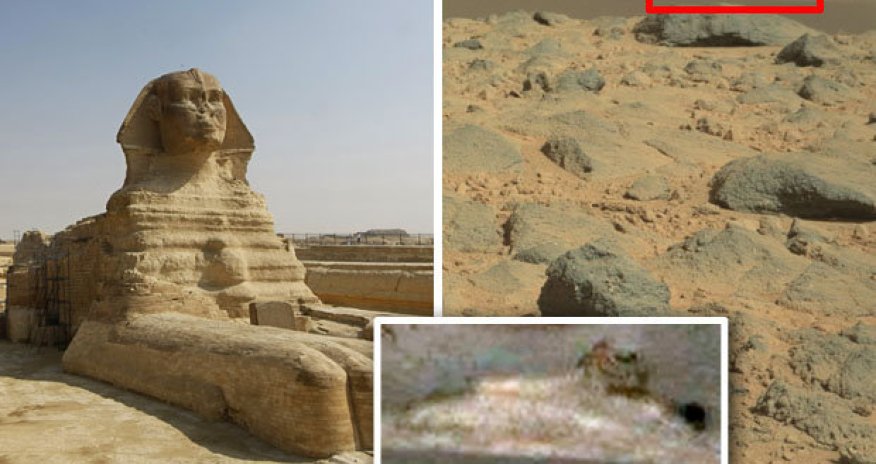 Sphinx spotted on Mars ‘proof of long-lost alien civilisation’