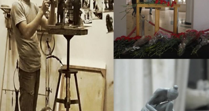 İstedadlı heykəltaraş Samir Qaçayevin əziz xatirəsinə - FOTOLAR