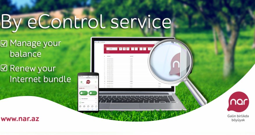 Innovative eControl service won acclaim of Nar subscribers