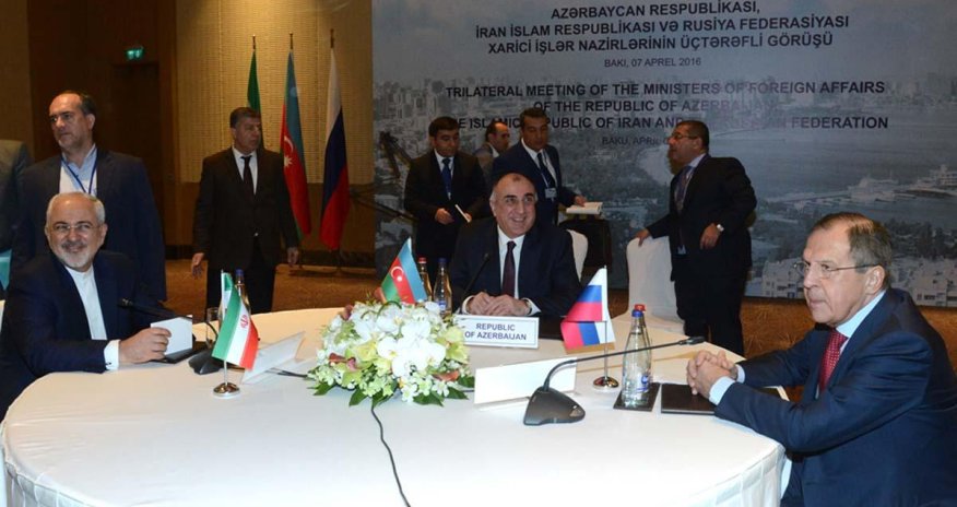 Trilateral meeting of Azerbaijani, Russian, Iranian FMs has been held in Baku
