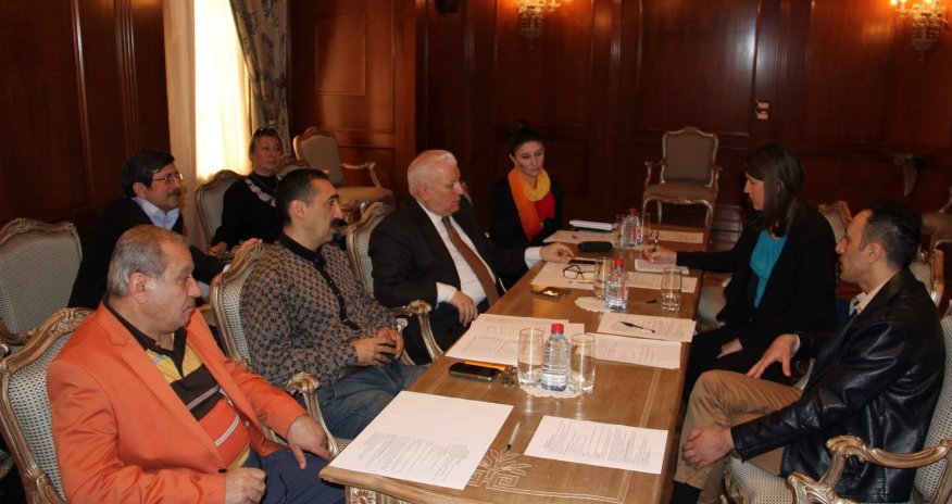 Musiqili Teatrda ABŞ səfirliyinin nümayəndələri ilə görüş keçirildi - Fotolar