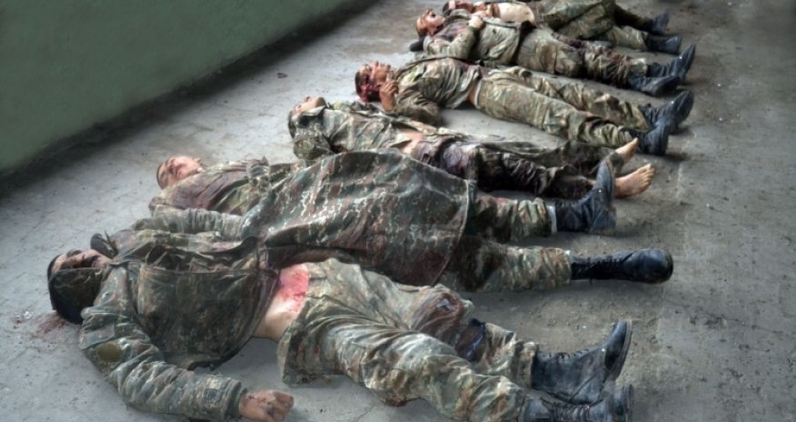 Retrieving the corpses of killed servicemen  from battlefields is underway