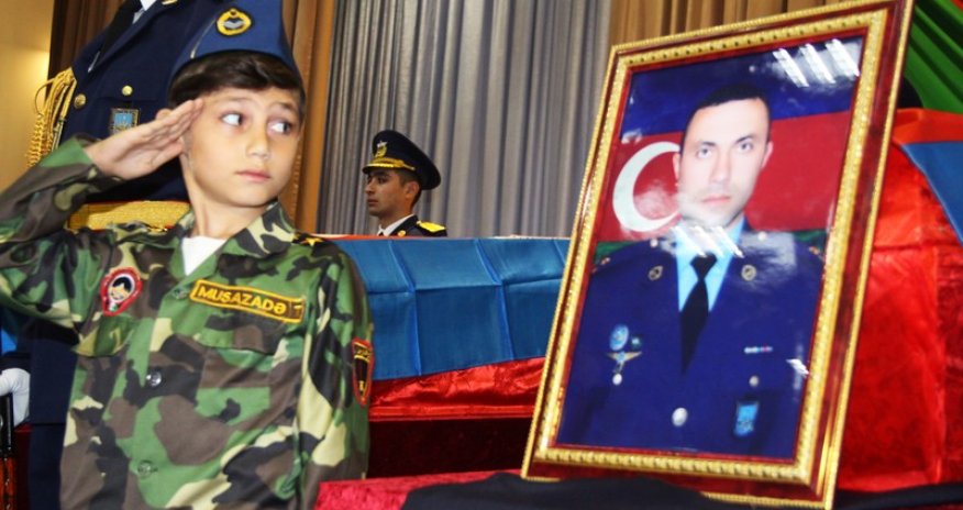 A farewell ceremony and funeral was held for Azerbaijani martyrs who died defending their country PHOTOS