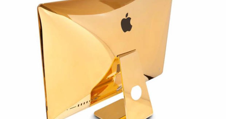 You can now buy gold-plated iMacs - for the same price as a two-bed flat