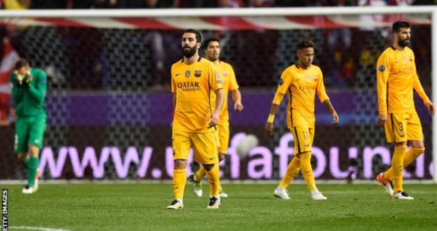 Atletico Madrid 2 - 0 Barcelona