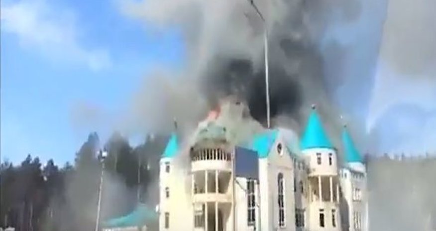 Сгорела «Девичья башня»