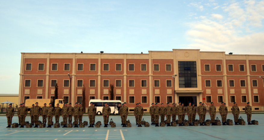 42 peacekeeping Azerbaijani troops depart on mission to Afghanistan