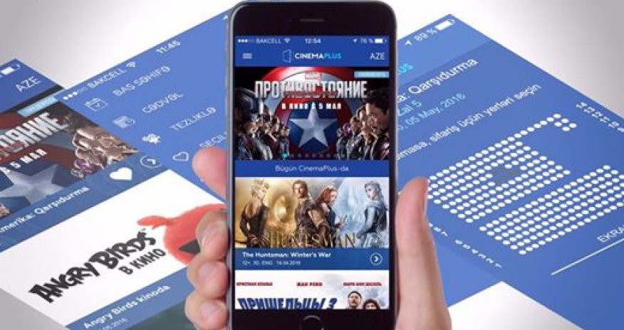 “CinemaPlus” kinoteatrlar şəbəkəsindən yeni mobil əlavə!