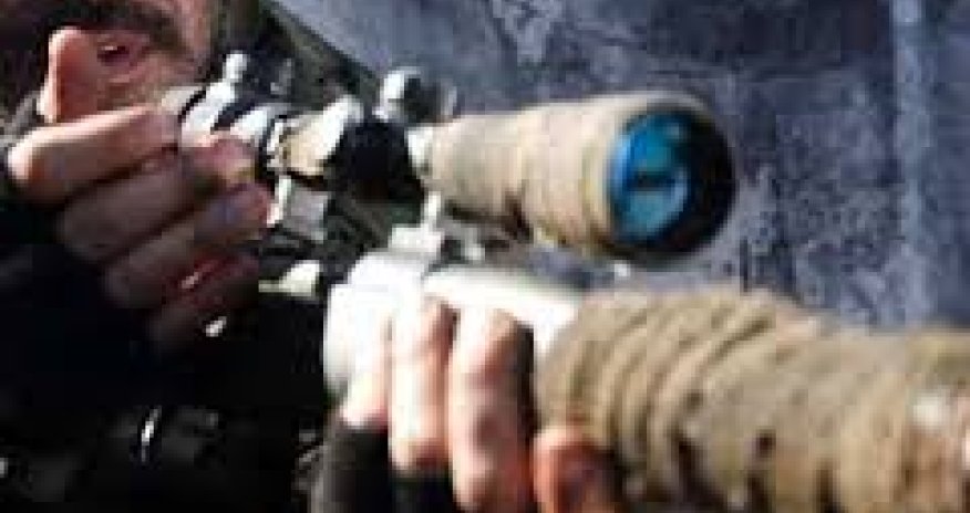 Снайпера убило газовым балоном