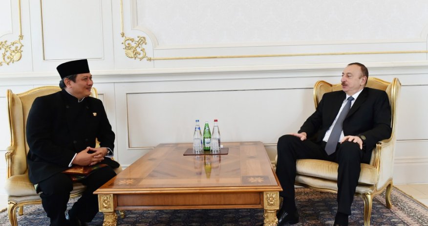 İlham Əliyev İndoneziya səfirinin etimadnaməsini qəbul etdi - FOTOLAR