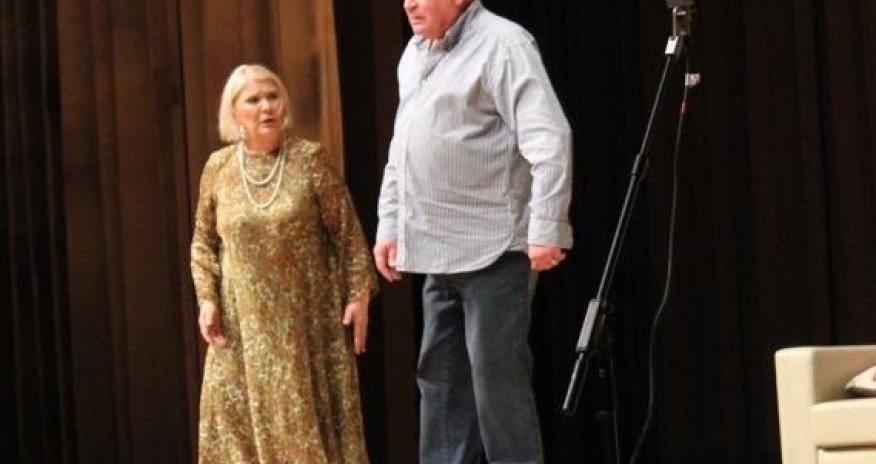 Rusiyanın xalq artistləri Bakıda çıxış edib