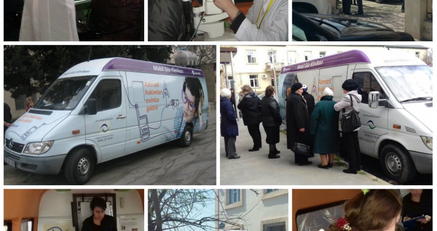 Azercell arranged free eye examination for almost 250 people