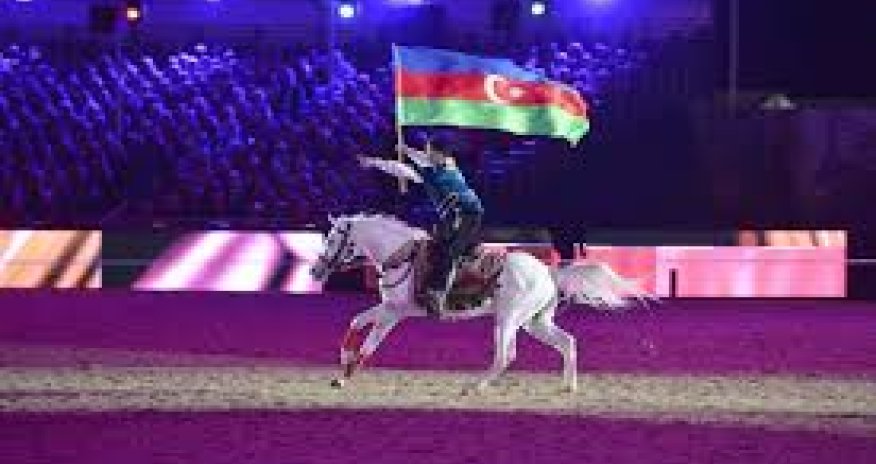 Карабахские скакуны  на Виндзорском конном шоу
