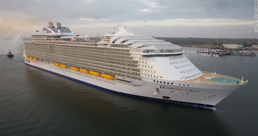 On board the world's biggest cruise ship