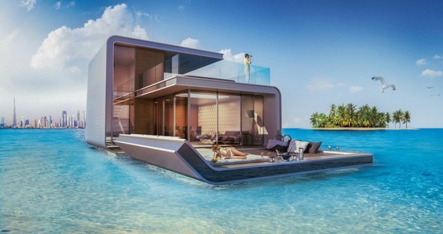 В Дубае появилась вилла на воде