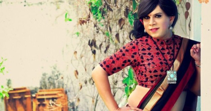 India's transgender sari models winning hearts