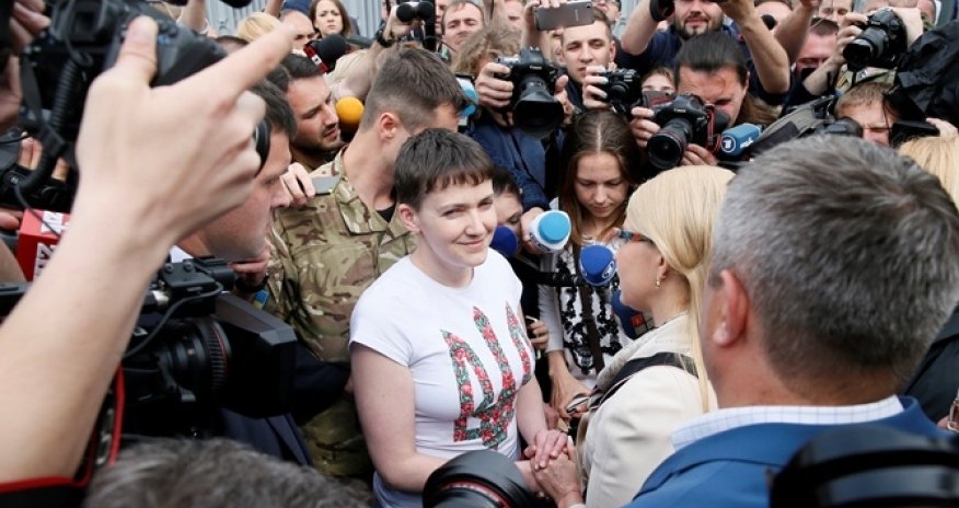 Опубликована запись выступления Савченко