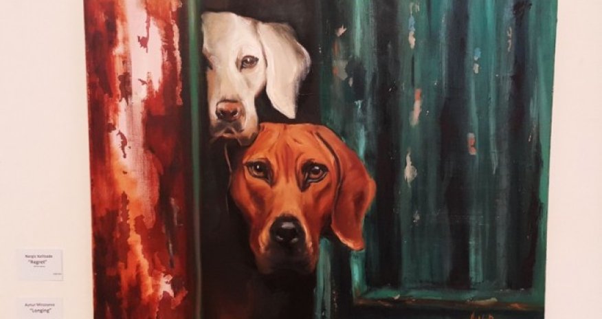 Sahibsiz heyvanların müdafiəsi üçün xeyriyyə sərgisi - FOTO