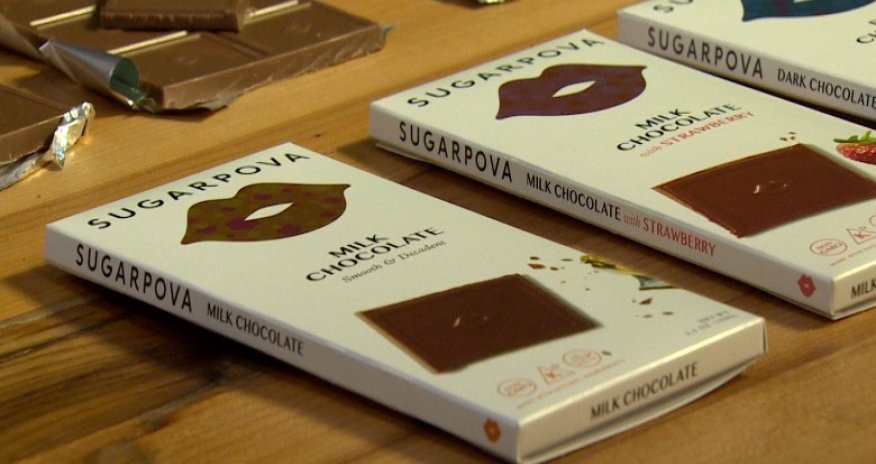  Maria Sharapova launched new chocolate line