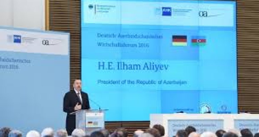 Ilham Aliyev attended the opening of Azerbaijani-German Economic Forum in Berlin