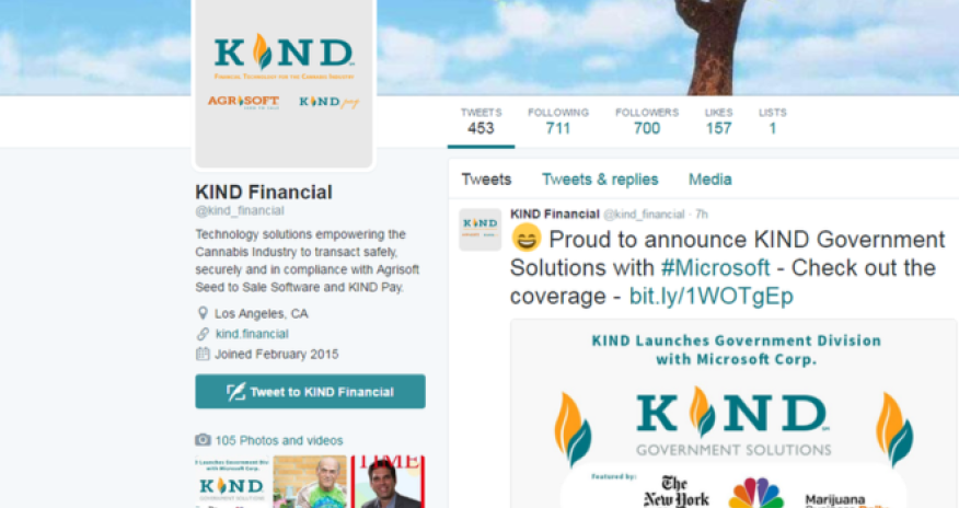 Microsoft to help track legalised marijuana sales