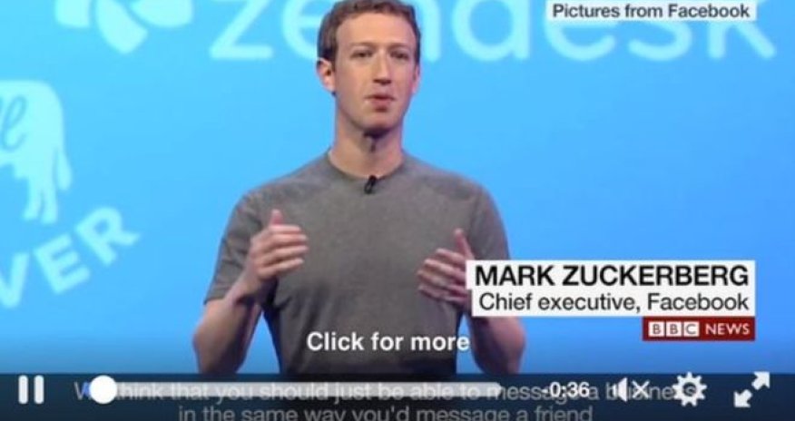 Facebook scraps in-video links to other sites