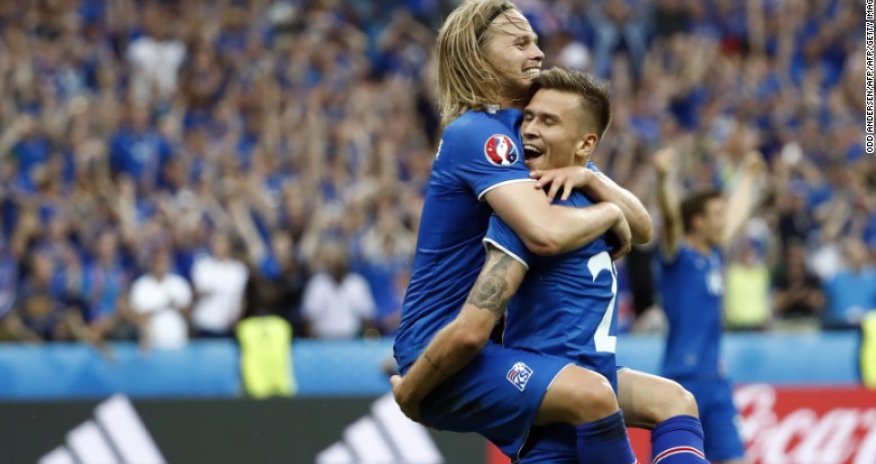 Icelandic commentary goes viral after island's historic win