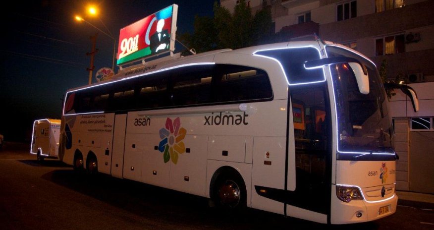 Səyyar ASAN xidmət Lənkəran və Qusarda