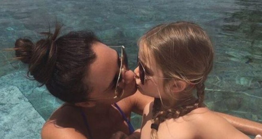 How controversial is it to kiss your child on the lips?