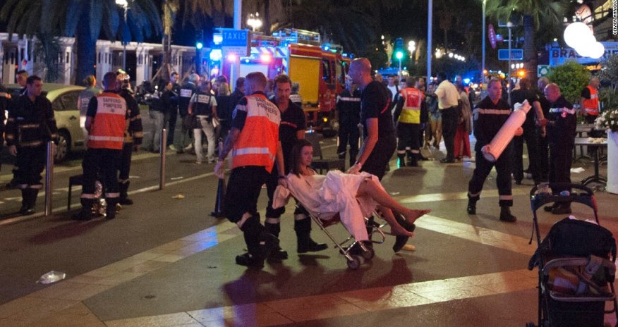 Photos: Bastille Day celebration shattered