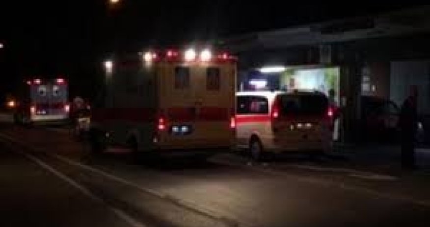 Нападение с топором в поезде - ВИДЕО