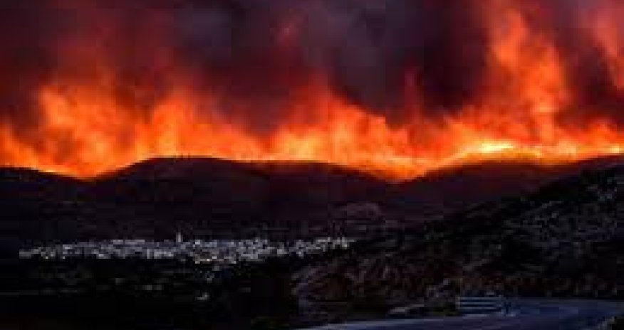 Курортный остров в огне - ВИДЕО