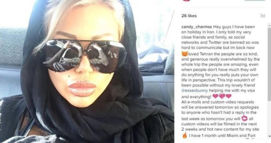 The porn star who went to Iran for a nose job