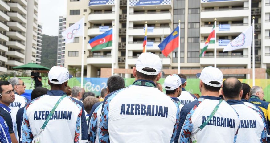 Azerbaijani flag raised in Rio Olympic village