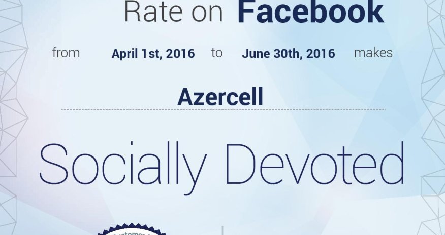 Azercell once again preserves its leading position in social networks with 100% response rate