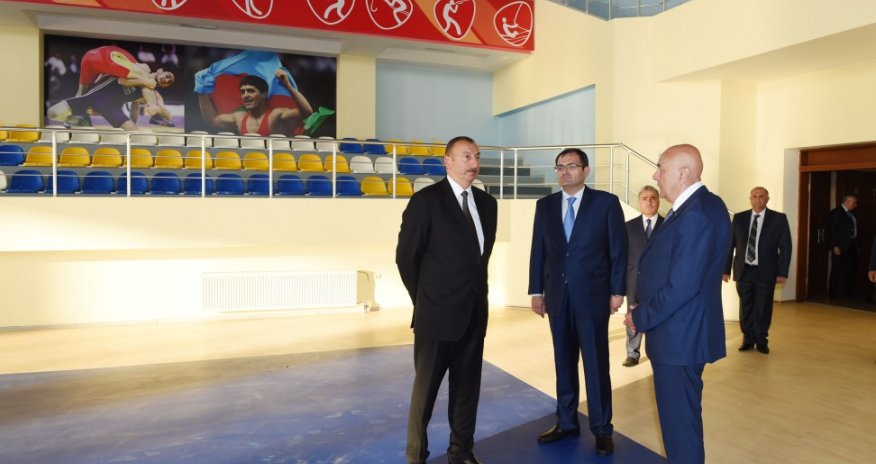President Aliyev views Olympic Sport Complex in Ismayilli after major overhaul